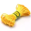 20 metros/2.5mm color de corbata china 5 hilos al por mayor alambre de cuerda tejido a mano para joyería DIY