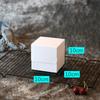Cartón Blanco Pastel Mousse Cuadrado Corte Rollo de Huevo Horneado Repostería Postre Snack Empaque de Hielo Caja de Empaque Horneado