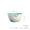 Taza de Té de Arcilla de Jade con Esmalte Interior Pintada a Mano con Espigas de Trigo de las Dinastías Tang y Song, Tamaño Grande, Juego de Té Kung Fu, Vajilla de Erudito para el Hogar, Taza de Maestro, Taza Individual
