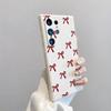 Capa de Celular Feminina Mais Vendida com Laço para Samsung Galaxy S25 Ultra, Capa Protetora Fosca Resistente a Arranhões
