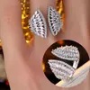 1 Anillo Vintage para Mujer con Estilo de Borla con Forma de Abanico Clásico y de Moda, Anillo Versátil, Regalo de San Valentín