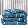 Colcha Engrosada de una Pieza para Dormitorio Doble de Cuatro Estaciones, Colcha de Invierno Nueva de Algodón Loka, Colcha para Estudiantes, Colcha de Cuatro Estaciones, Relleno de Colcha de Imitación de Algodón