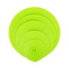 Tampa de Silicone para Conservação de Alimentos Transfronteiriça, Tampa de Copo Selada à Prova de Vazamentos e Poeira, Tampa de Tigela a Vácuo para Alimentos, Conjunto de Cinco Peças de Tampas de Panela, Grande, Médio e Pequeno