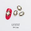 Joyería para Uñas Vintage Decoración de Diamantes de Forma Especial Accesorios Pegatinas para Uñas Joyería para Uñas de Óvalo Hueco Ojo de Caballo Nuevos Productos