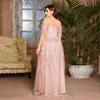 Vestido de Dama de Honor Talla Grande Sexy de un Hombro Hada Compromiso Nuevo Talla Grande Efecto Adelgazante 100kg Vestido de Anfitriona