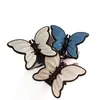 Pinza de Mariposa de Gama Alta para Mujer, Elegante Accesorio para el Cabello para Recogidos en la Parte Trasera, Pasador Estilo Coreano Ins