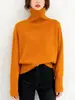 Suéter de Cuello Alto Tejido para Mujer, Ropa Exterior de Otoño e Invierno, Nuevo Estilo 2026, Prenda Interior Retro Relajada, Camiseta Básica Tejida a la Moda para Mujer