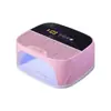 Novo Modelo Lâmpada de Unha Recarregável Sun S90, Lâmpada de Secagem de Esmalte de Alta Potência, Máquina de Fototerapia de Unhas com Carregamento Sem Fio