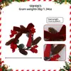 Nueva Decoración Navideña Corona Pequeña Ramas de Pino Simuladas Piñas Bayas Rojas Anillo para Velas Anillo Decorativo Portavelas Navideño Corona