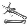 Carro de estrada furo quadrado prato de dente de pedivela bicicleta dobrável placa de alumínio placa de aço 39t50T plato único e duplo modificado 165mm.