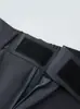 Pantalones Casuales de Pierna Ancha Ligeramente Acampanados de Verano para Hombre, Estilo Americano High-Street, Pantalones de Traje Negros Adelgazantes y Sofisticados