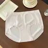 Pantis de Mujer de Talle Alto para Tallas Grandes, para una Figura Más Redonda, Levanta Glúteos, Control de Abdomen, Transpirables, Refuerzo Extendido, Braguitas Triángulo que No Aprietan los Muslos