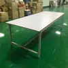 Banco de Trabajo de Taller, Mesa de Operaciones, Pizarra Blanca, Mesa Blanca, Mesa de Empaque de Fábrica, Mesa Plana, Mesa de Corte, Mesa de Corte