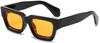 Gafas de sol con montura cuadrada pequeña transfronteriza 2023, nuevas gafas de sol de moda con personalidad de Europa y Estados Unidos, gafas de sol con montura gruesa INS tide