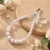 Llavero Colgante de Princesa Sirena de Moda con Cuentas Oso para Funda de Auriculares Cadena Colgante Adorno para Bolso de Niña