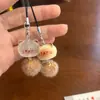 Lindo Colgante de Gato de Peluche Dibujo Animado Cadena para Teléfono Móvil Llavero Colgante para Mochila Estudiantil Regalo para Pareja Novia Accesorios