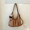 Bolso Peludo de Gamuza Vintage Relajado para Mujer 2026 Nuevo Casual Gran Capacidad para Viaje Diario Bolso de Hombro Único Mochila