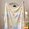 Manta de vellón de leche chal de oficina manta para siesta manta de aire acondicionado dormitorio de estudiante siesta colcha pequeña manta para sofá