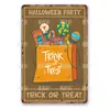 Colgantes Metálicos Retro Europeos y Americanos de Halloween, Pinturas Decorativas para el Hogar sin Marco, Venta al por Mayor de Suministros para Manualidades