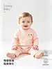 Mono cómodo para bebés niños y niñas, mameluco de primavera y otoño para bebés, mono sin costuras de manga larga de algodón puro para recién nacidos