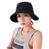 2024 Novo Chapéu de Pescador Estilo Coreano Feminino Primavera e Verão Mais Fácil de Combinar Estilo Japonês Cobertura Facial Proteção Solar Chapéu de Sol Chapéu Bacia Solar