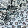 8*10mm Largo Recto Joyería para Uñas Diamante de Punta Inferior Forma Especial Popular en Xiaohongshu Material de Uña Portátil Diamante para Uñas al por Mayor