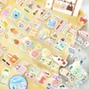 Amante de las Cartas y Cinta Washi Colección de Artículos Pequeños Dibujado a Mano Diario de Vida Cotidiana Pegatinas Decorativas Dropshipping