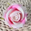 Simulación Flores de Rosa Pequeñas de Franela Cabezas de Flor Boda Ceremonia Boda Coche Escena Decoración de Hotel Pared de Flores Arco Flores de Seda Venta al por Mayor