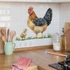 Pegatinas de pared decorativas de estilo pastoral pintadas a mano, para cocina, porche, fondo del hogar, venta al por mayor, fun-f301