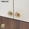 Nueva Manija Redonda de Bola de Nogal Estilo Chino para Cajón Manija Estilo Antiguo para Puerta de Gabinete Armario Puerta de Zapatero