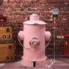 Estilo Industrial Retro Arte de Hierro Cubo de Basura Grande Adornos Creativos Hogar Baño Estudio Restaurante Decoraciones