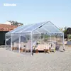 Tenda Transparente Estufa de Sol Isolamento para Suculentas Jardim de Inverno Estufa de Inverno Florário Alojamento Popular Tenda Céu Estrelado