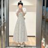[Original] Vestido Francés para la Hora del Té de Verano 2025 para Mujer con Manga Abullonada y Cuello Cuadrado