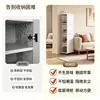 Estante de cocina, mueble de almacenamiento para huecos estrechos, mueble lateral estrecho para refrigerador, montado en la pared integrado, multicapa, almacenamiento plegable