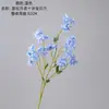 Flor de Orquídea Gema Cruzada Mes de Sera Estilo INS Fabricante de Flores Artificiales Decoración del Hogar Venta al por Mayor Flor Falsa Boda Transfronteriza