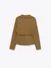 Estilo de Verano Nuevo 2025 Estilo Europeo y Americano Casual Chaqueta de Solapa de Manga Larga con Cinturón + Falda Recta de Punto Elástica Ajustada