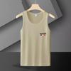 Chaleco de verano para hombre, camiseta de manga corta a la moda, chaleco deportivo de vallas, camiseta sin mangas para hombre