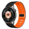 Adequado para Pulseira de Relógio Huawei GT7 18mm Pulseira Esportiva À Prova d'Água Armadura Magnética de Silicone Pulseira de Relógio Huawei GT6