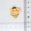 Brinquedo de Comida Cartoon Brilhante Sanrio Sorvete Acessórios de Resina Cola de Creme DIY Grampo de Cabelo Caseiro Feito à Mão Capa de Celular