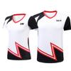 Novas roupas de tênis de mesa, roupas masculinas e femininas, infantis, manga curta, roupas de treinamento de competição, roupas esportivas para impressão 326