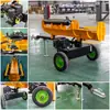 Exportado para a Rússia Máquina Portátil de Rachar Lenha, Pequeno Rachador de Madeira Agrícola, Fabricante de Máquina Totalmente Automática para Rachar Lenha