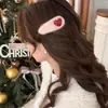 Pinza para el Cabello de Lana Rosa con Forma de Corazón para Niña Dulce 2026 Nuevo Estilo Pinza para Flequillo Lateral Horquilla Infantil Pinza BB Accesorio para el Cabello