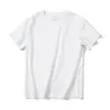Nueva Camiseta de Algodón Pima para Mujer, Algodón Merceizado, Cuello Redondo, Hombro Normal, Camiseta Blanca, Algodón de Fibra Larga, Top Básico de Manga Corta de Alta Gama