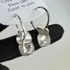 Brincos Redondos de Cubo de Açúcar Elegantes e Modernos de Três Peças para Mulheres Argola Versátil Brincos Versáteis Únicos para Mulheres