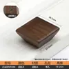 Manija de Armario de Madera Maciza Redonda Creativa de Agujero Único Tipo Champiñón Haya Cajón de Gabinete Puerta de Gabinete de Madera Logueada Manija Pequeña