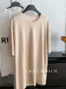 Camiseta Preguiçosa 2026 com Barra Desfiada e Corte Livre, Top Feminino de Verão com Caimento Solto Emagrecedor Gola Redonda Manga Curta