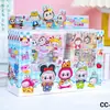 Pacote de Adesivos Sanrio Série 10 Peças para Cadernos e Diários, Adesivos Decorativos Multifuncionais, Adesivos de Desenho Animado PET Transparentes