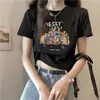Camiseta de Manga Curta Estilo Bm de Verão Feminina Sexy Top Curto Smfk Top Curto Mostrando o Umbigo Camiseta Básica Feminina Tendência