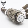 Comercio Exterior Venta Caliente Peine Profesional para el Cabello Peine para Cabello Rizado Peine para Dar Forma DIY Peine de Rodillo Cerámico Gris Herramientas de Peluquería Peine
