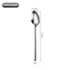 Juego de Cubiertos Engrosado de Acero Inoxidable 304 Transfronterizo para Uso Doméstico, Cuchillo para Filete Estilo Occidental, Tenedor, Cuchara, Tenedor de Postre, Cuchara de Postre
